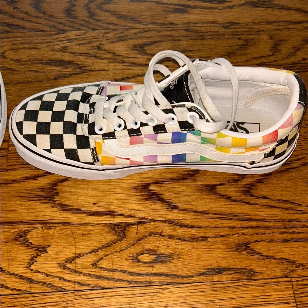 Vans Multicolor Checkered Sneakers - Picture 8 of 10